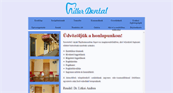 Desktop Screenshot of millerdental.hu